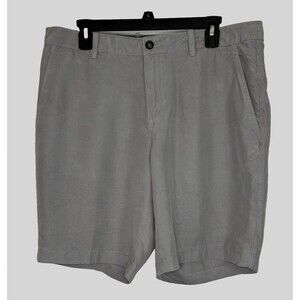 Men's Perry Ellis Gray Shorts Lyocell Performance Lightweight 9" Inseam  Size 34